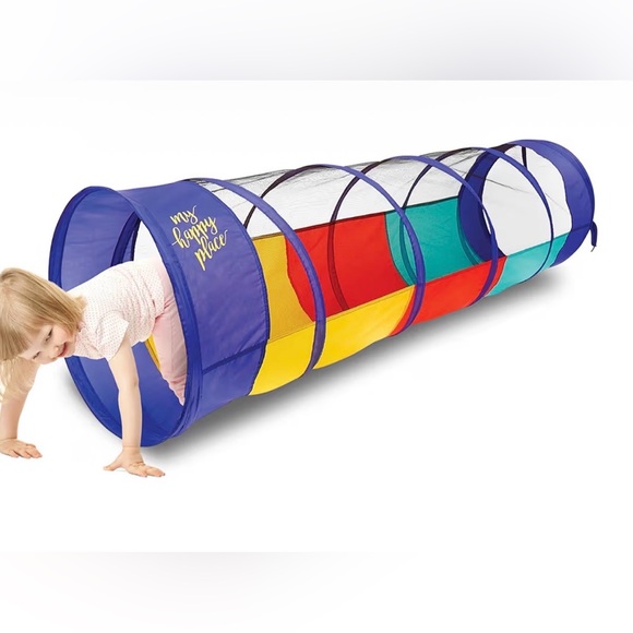 Kiddey Toys Other - Kiddey Play Tunnel for Kids Crawl Tunnels w/ See Through Sides Outdoor & Indoor
